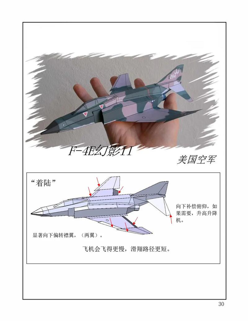 纸模型飞机下载,纸模型飞机 步骤