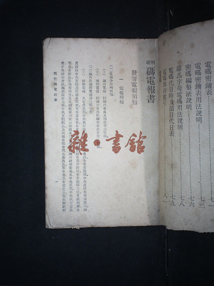 电报密码查询-电报密码对照表