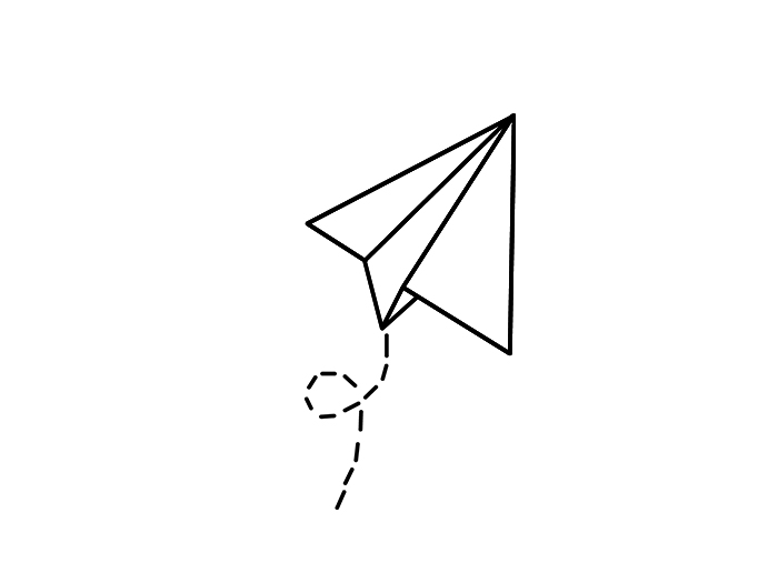 纸飞机怎么画简笔画-纸飞机怎么画简笔画步骤