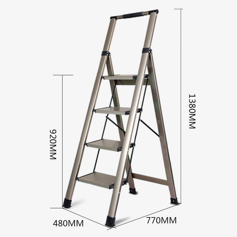 铝合金折叠梯子图片_铝合金折叠梯子多少钱