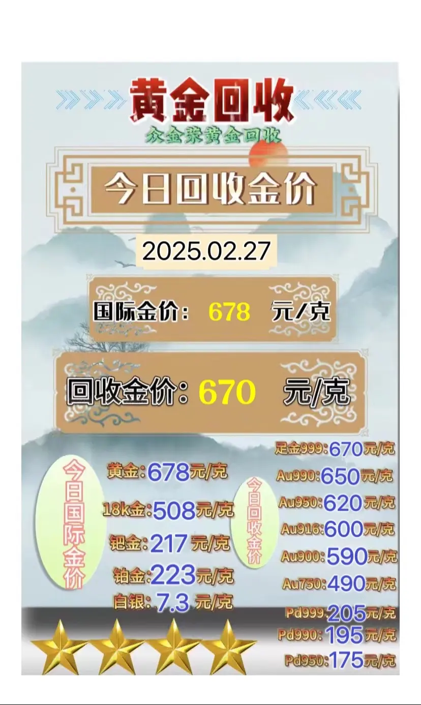 黄金回收今日报价_黄金回收今日报价中国黄金